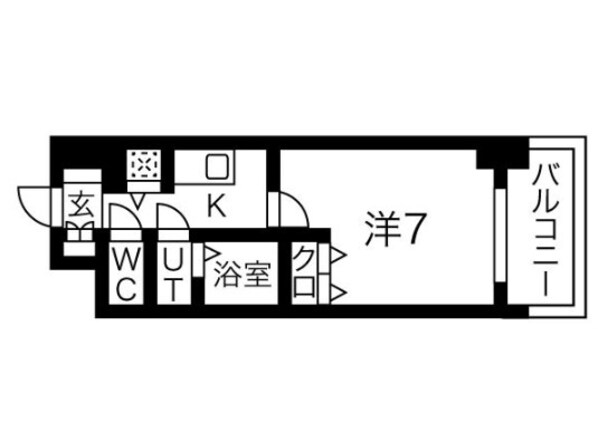 シャルマンパレ淡路の物件間取画像